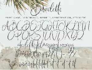 Beradetto font