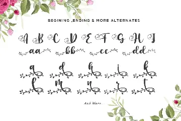 Botanical Flourish font