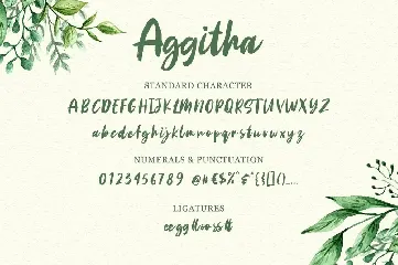 Aggitha font