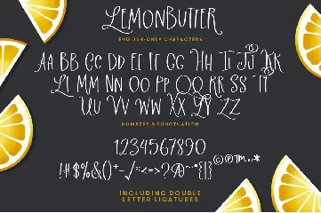 Lemonbutter Typeface font