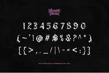 Phenom Mouse font