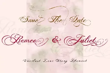 Photograph - Script Wedding Font