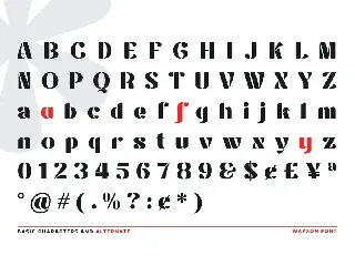 Modern Font