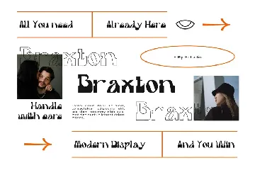 Braxton font