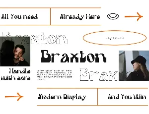 Braxton font