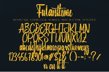 Fulanttime font