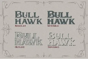 Bullhawk font