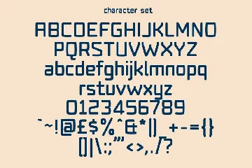 Nathos Squareish Display Font