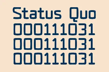 Nathos Squareish Display Font