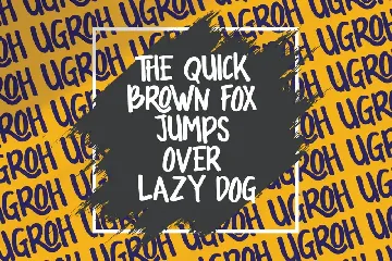 Ugroh font