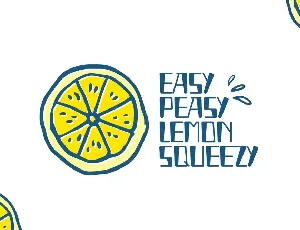 Lemon Party - Cute Display Font