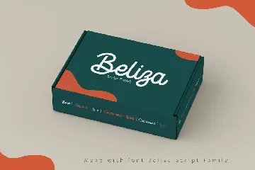 BELIZA - Script Family font