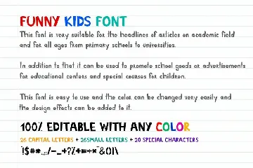 Funny Kids Font