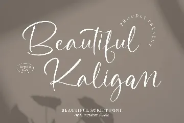 Beautiful Kaligan Script Font