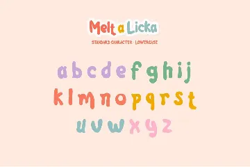 Melt a Licka font