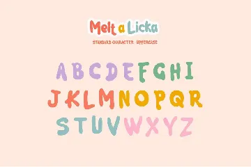 Melt a Licka font