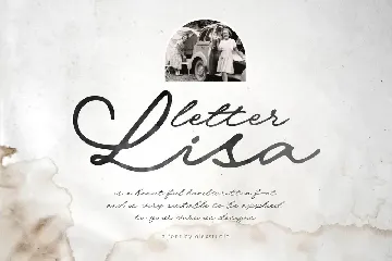 Letter Lisa - Handwritten Script font