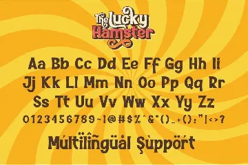 The Lucky Hamster font