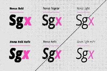 Novus Sans Typeface Family font