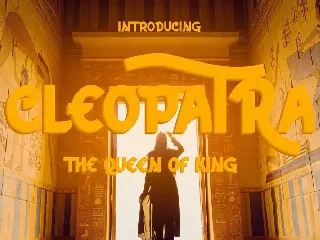 Cleopatra - Display Font