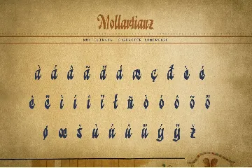 Mollartianz font