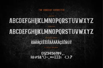 THE KRAKENS font