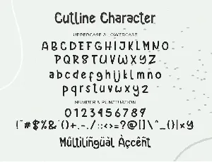 Cutline - A Fun Handwritten Font