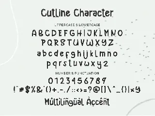 Cutline - A Fun Handwritten Font