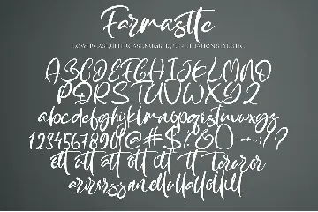 Farmaste font