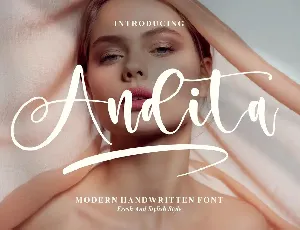 Andita Modern Handwritten Font