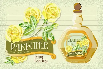 Pruistine Art Nouveau Display Typeface font