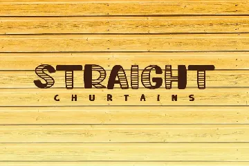 Churtains - Bold Display Fonts