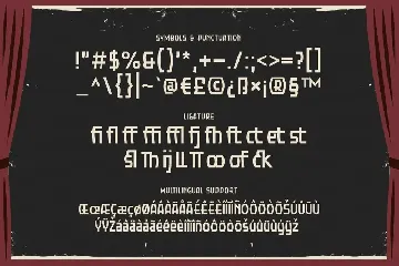 Willordy Night - Movies Display Font