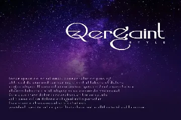 Qergaint - Display Font