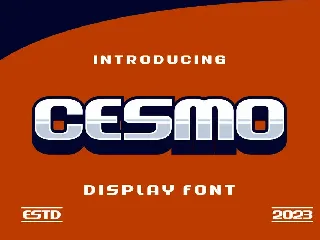 Cesmo font