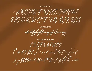 Manetains Signature Font