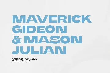 Macks - Wide Modern Sans font