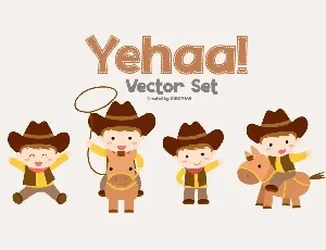 Yehaa! font