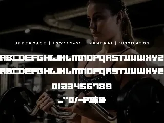 Sport Health font