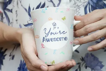 Awesome Party Font Duo with Doodles