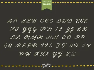 Gilly Script font