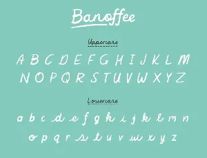 Banoffee font