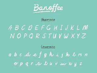 Banoffee font