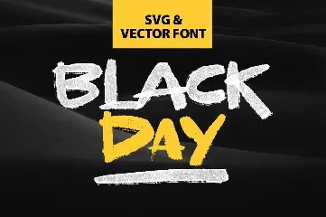 BLACKDAY - SVG & VECTOR font