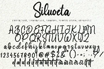 Siluoeta font