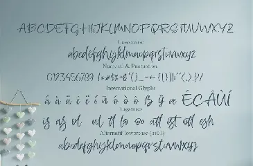 LOMPAT - Handlettered font