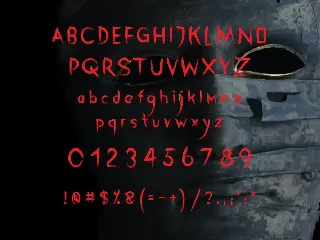 Jumpscare - Handbrush Font