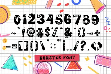 Cutie Monster - Monster Font