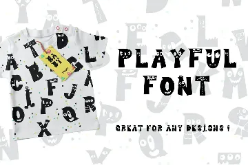 Cutie Monster - Monster Font