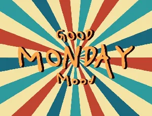 Monday Mood - Handwritten Font